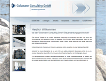 Tablet Screenshot of goldmann-stbg.de